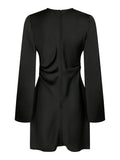 Jumari Heavy Sateen Dress - Black