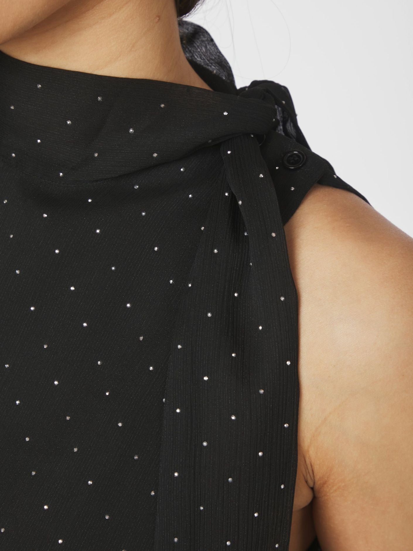 Lorelei Bedazzled Top - Black