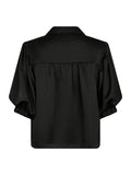 Etta Heavy Sateen Shirt - Black