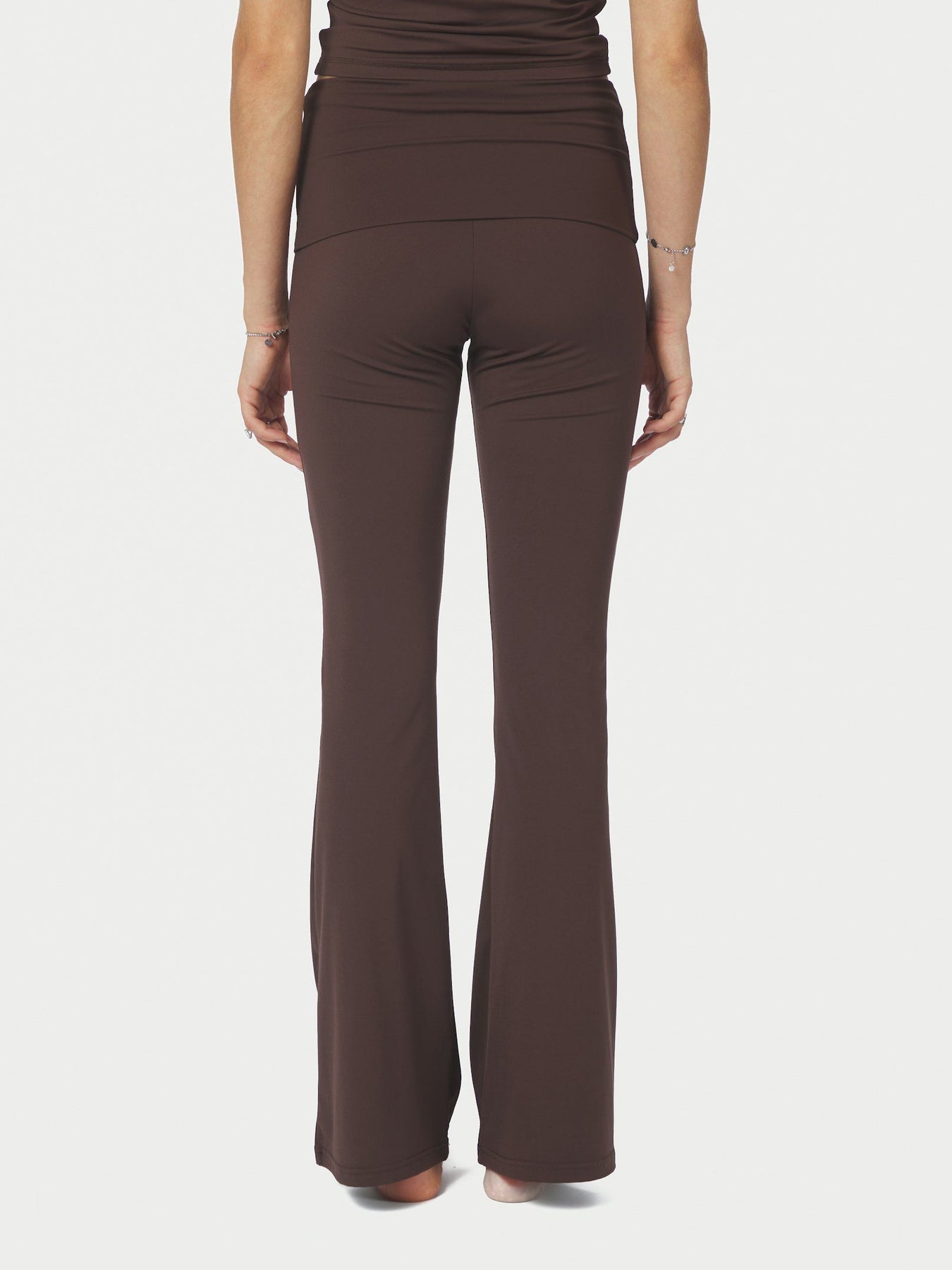 Ulianna Leggings Pants - Chocolate Brown
