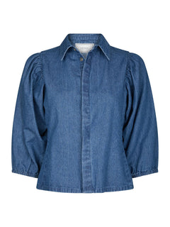 Wandana Denim Blouse - Blue