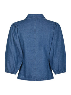 Wandana Denim Blouse - Blue