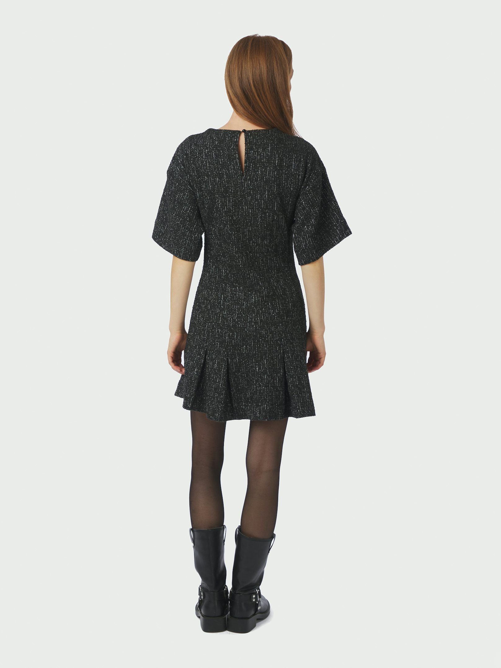 Susie Boucle Dress - Black