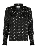 Camisa Dot Blouse - Black