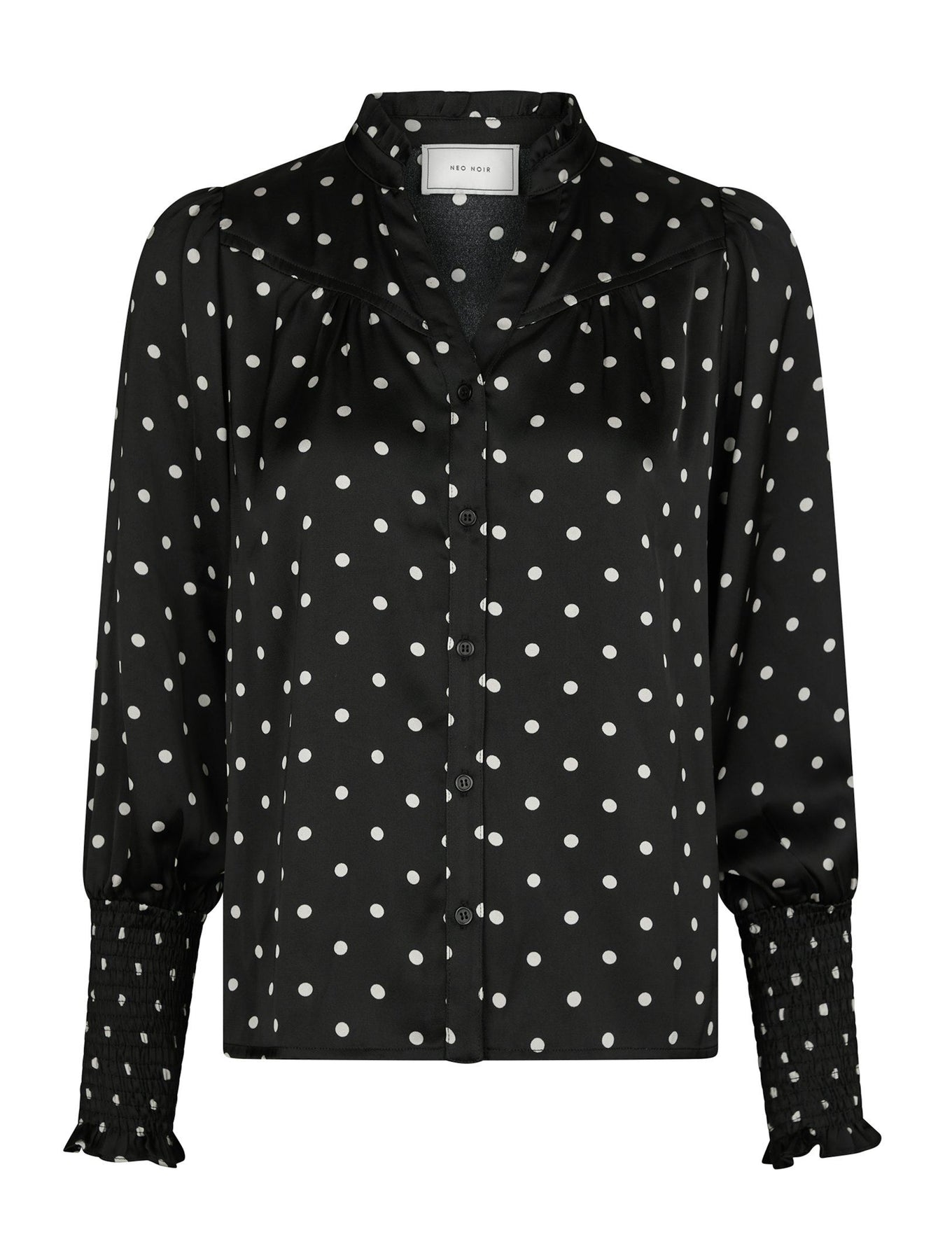 Camisa Dot Blouse - Black