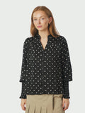 Camisa Dot Blouse - Black
