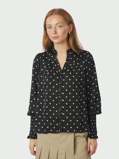 Camisa Dot Blouse - Black