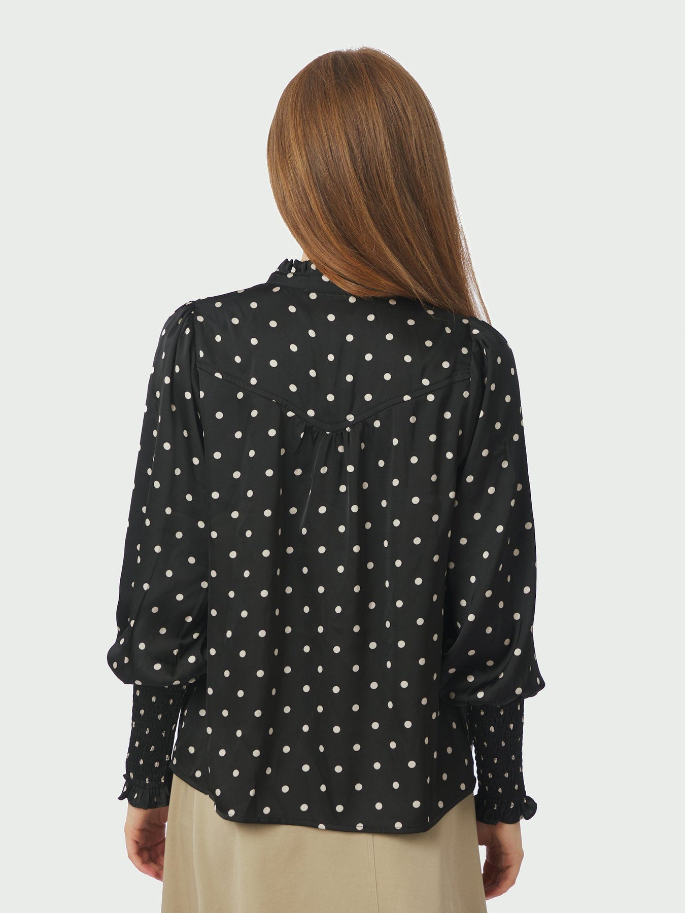 Camisa Dot Blouse - Black
