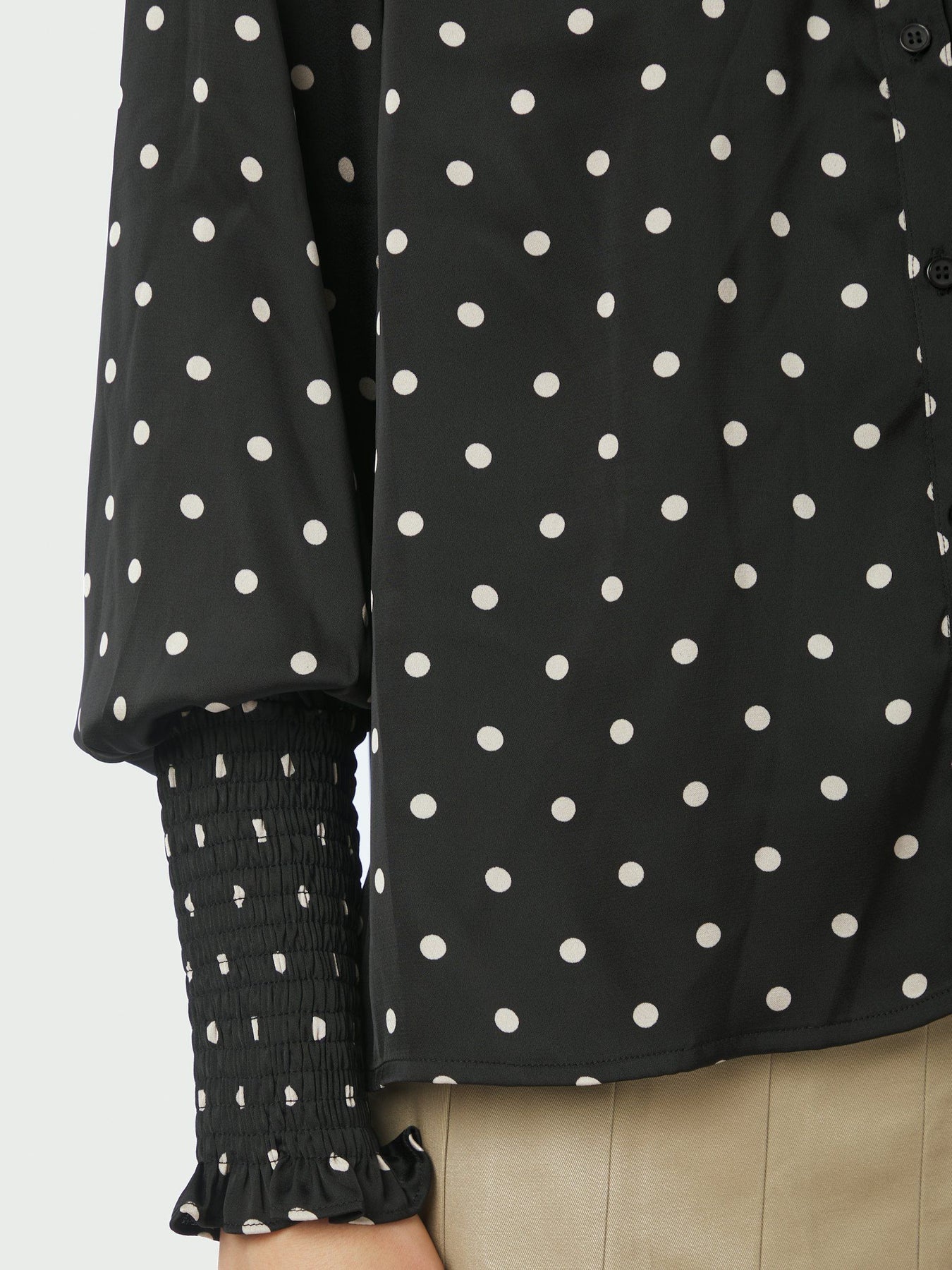 Camisa Dot Blouse - Black