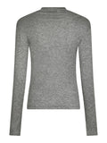 Teddu Fine Rib Blouse - Antracit Melange