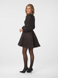 Milly Brocade Dress - Dark Brown