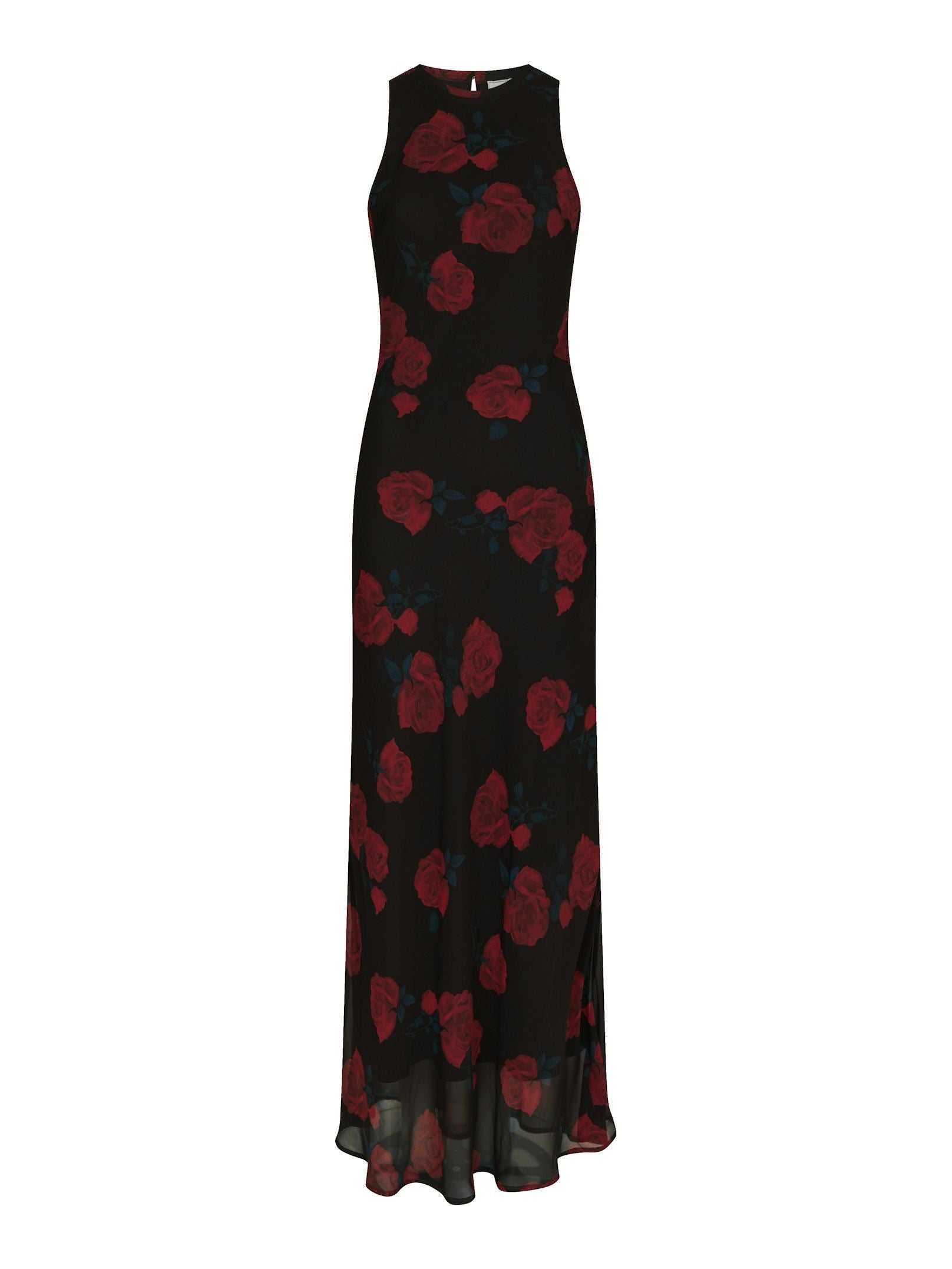 Celinie Rose Dress - Black