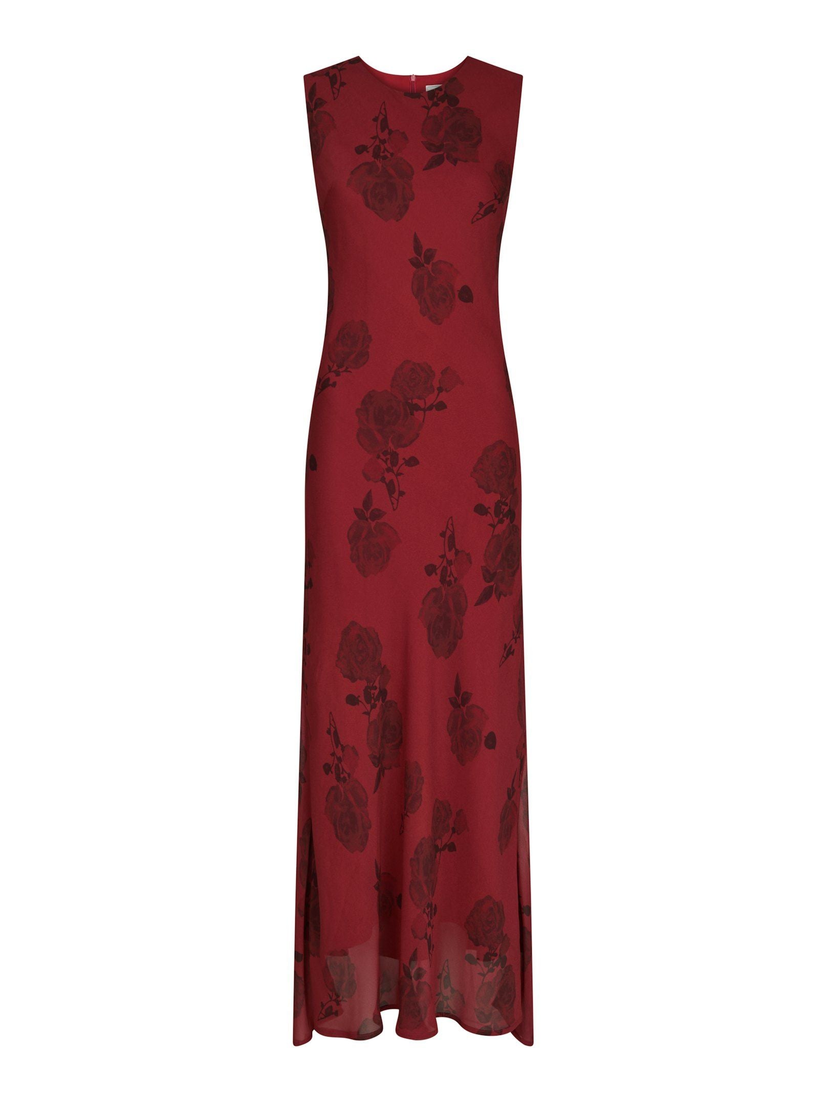 Kelsa Rose Dress - Dark Red