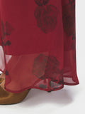 Kelsa Rose Dress - Dark Red