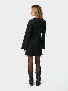Jumari Denim Dress - Black