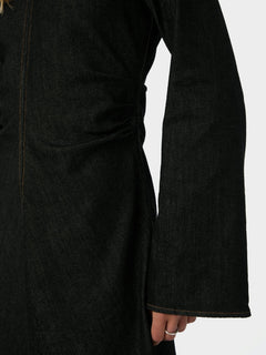 Jumari Denim Dress - Black