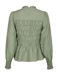 Possa Stripe Blouse - Dusty Green