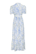 Sophie Puff Maxi Dress - Wisteria Kiss