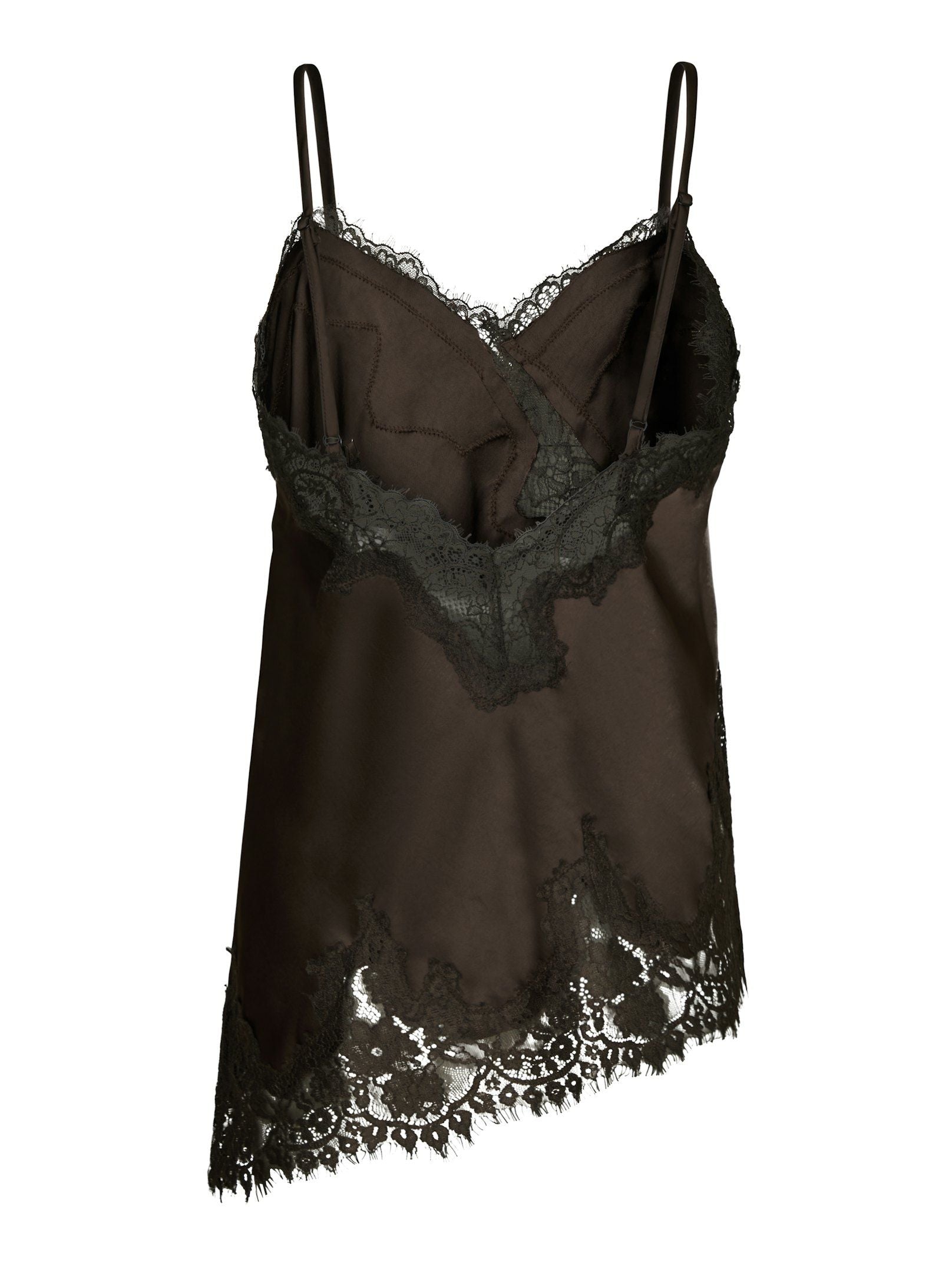 Viole Lace Top - Dark Brown