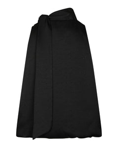 Veda Heavy Sateen Bedaz Top - Black
