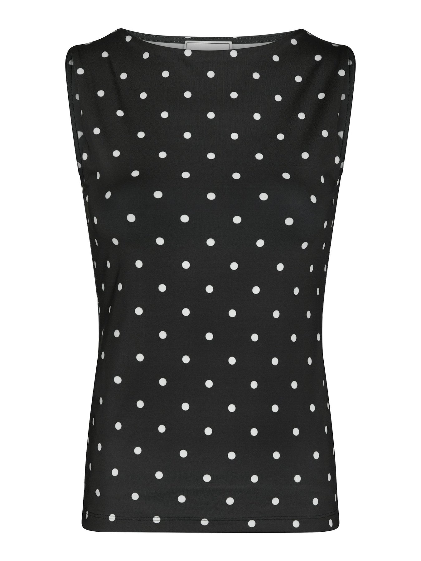 Ditty Jersey Dot Top - Black