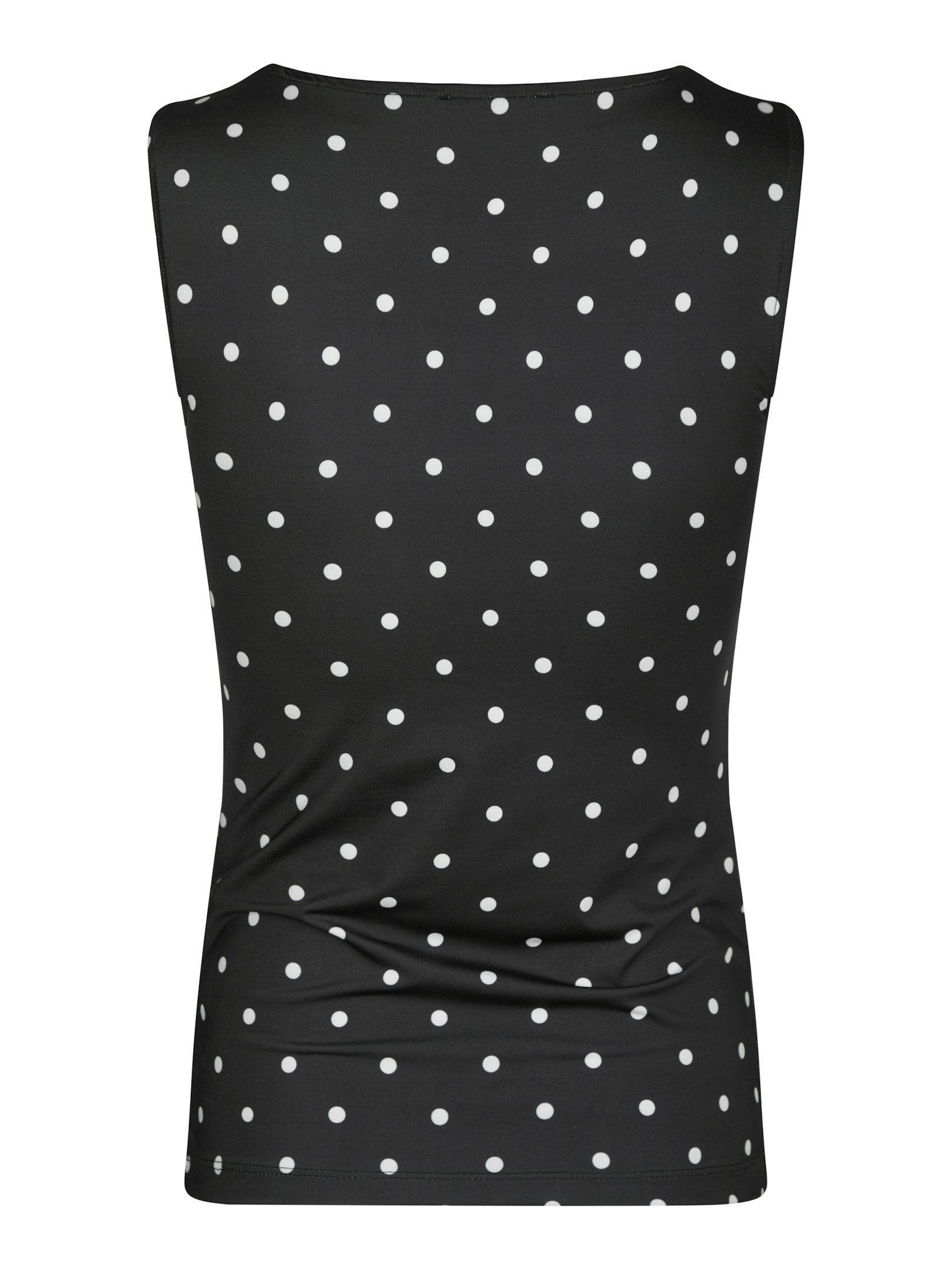 Ditty Jersey Dot Top - Black