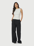 Ditty Jersey Dot Top - White