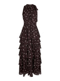 Marli Big Dot Dress - Brown