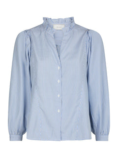 Barba Striped Blouse - Light Blue