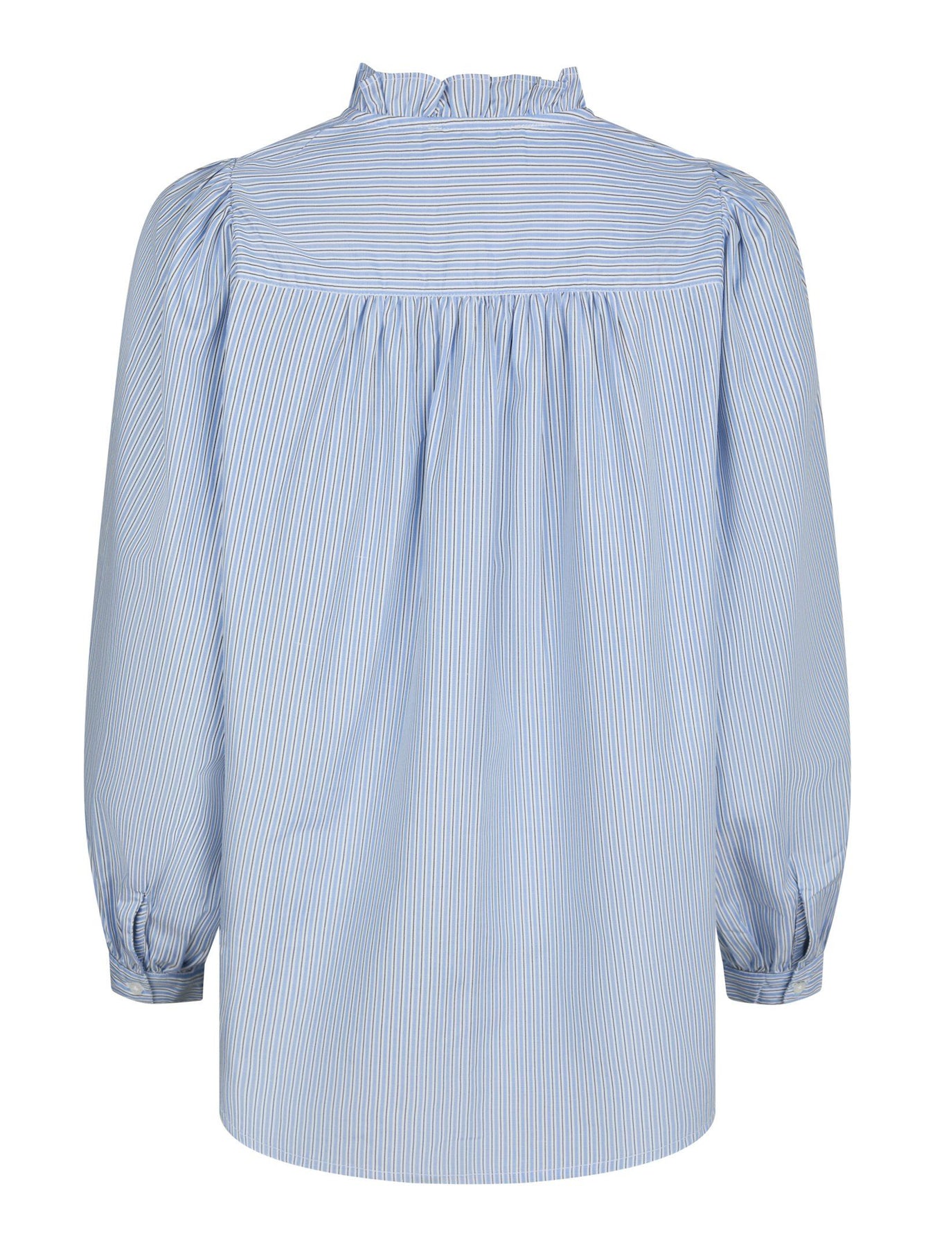 Barba Striped Blouse - Light Blue