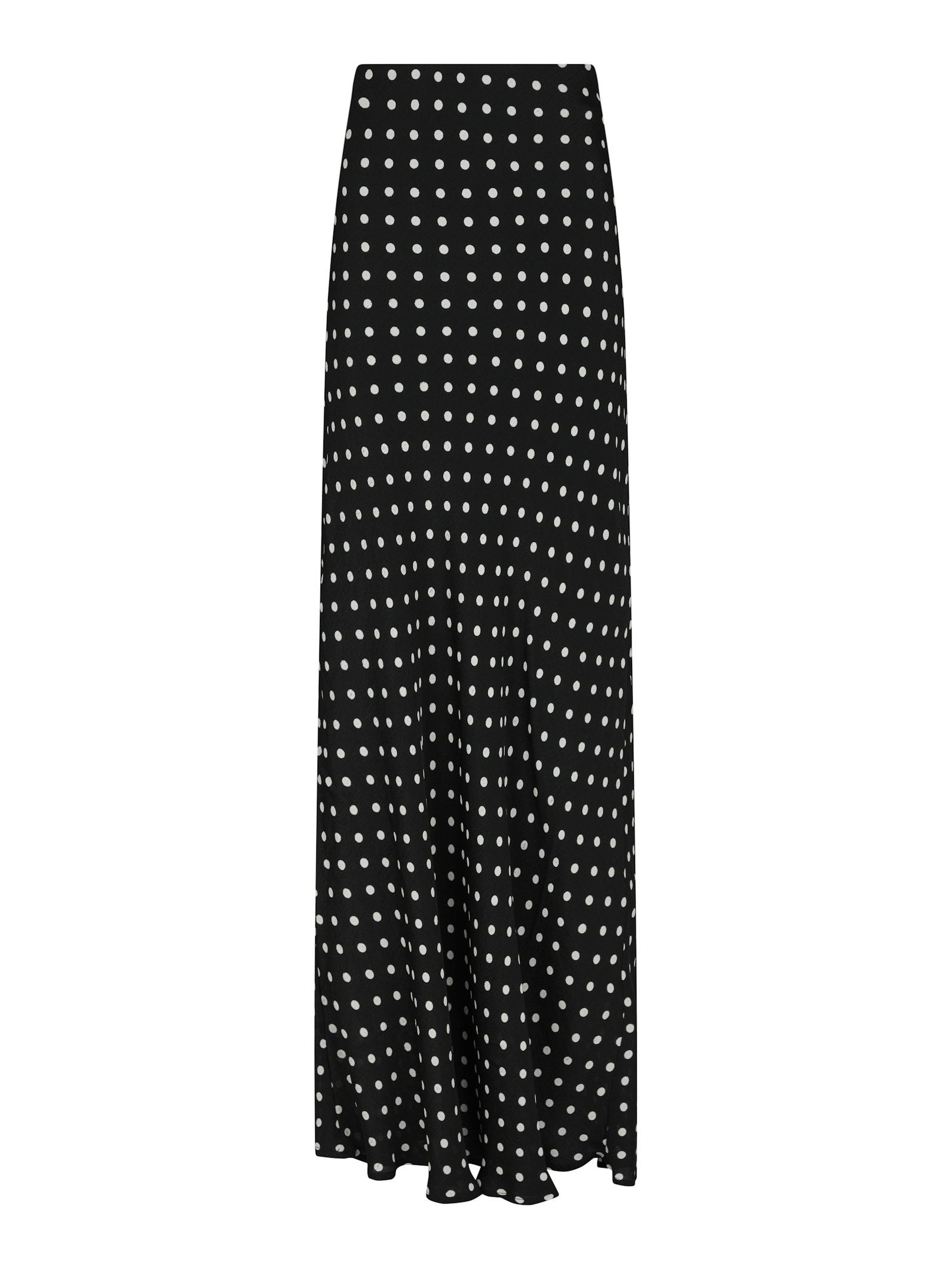 Viso Crepe Dot Skirt - Black