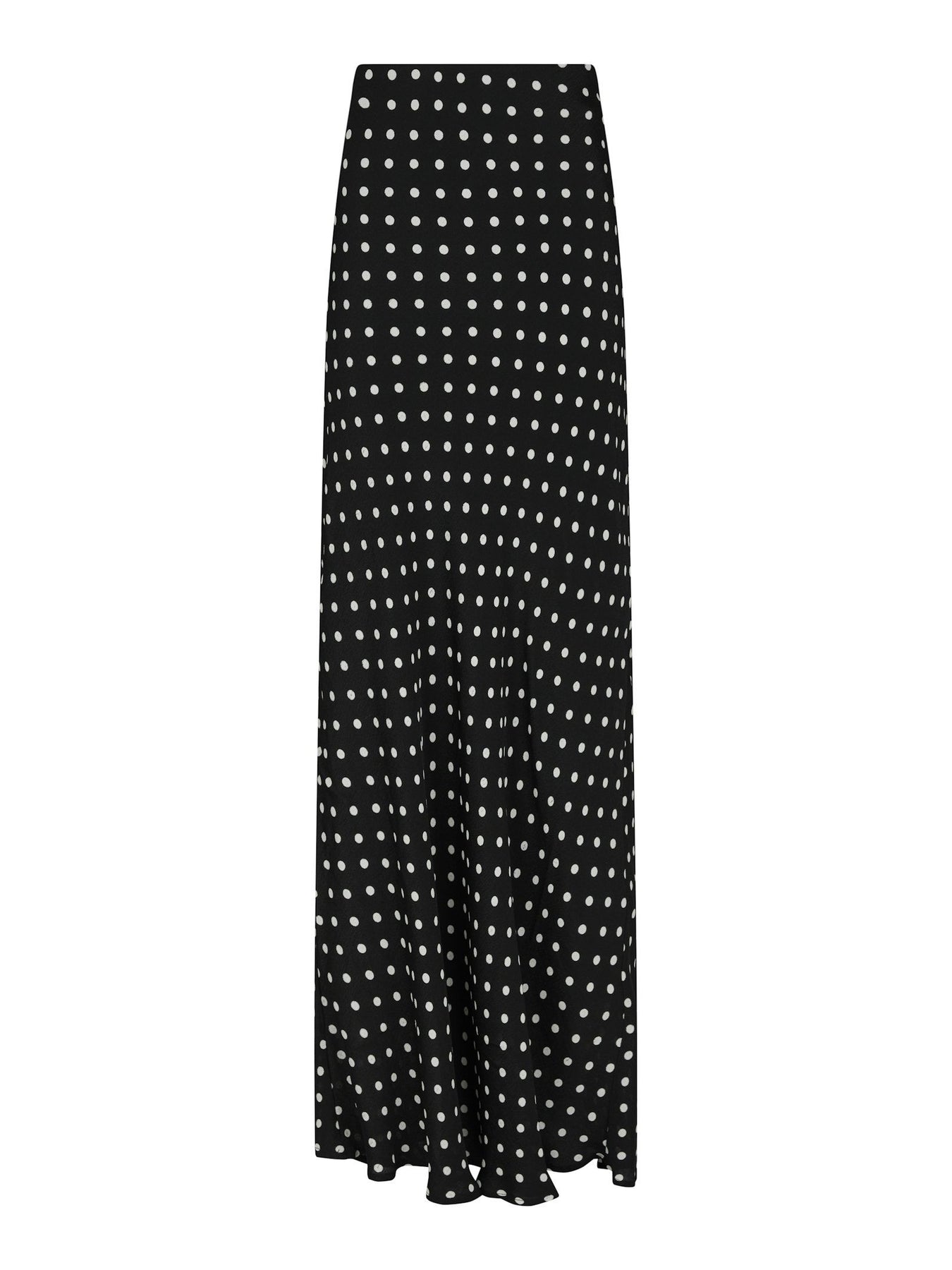Viso Crepe Dot Skirt - Black