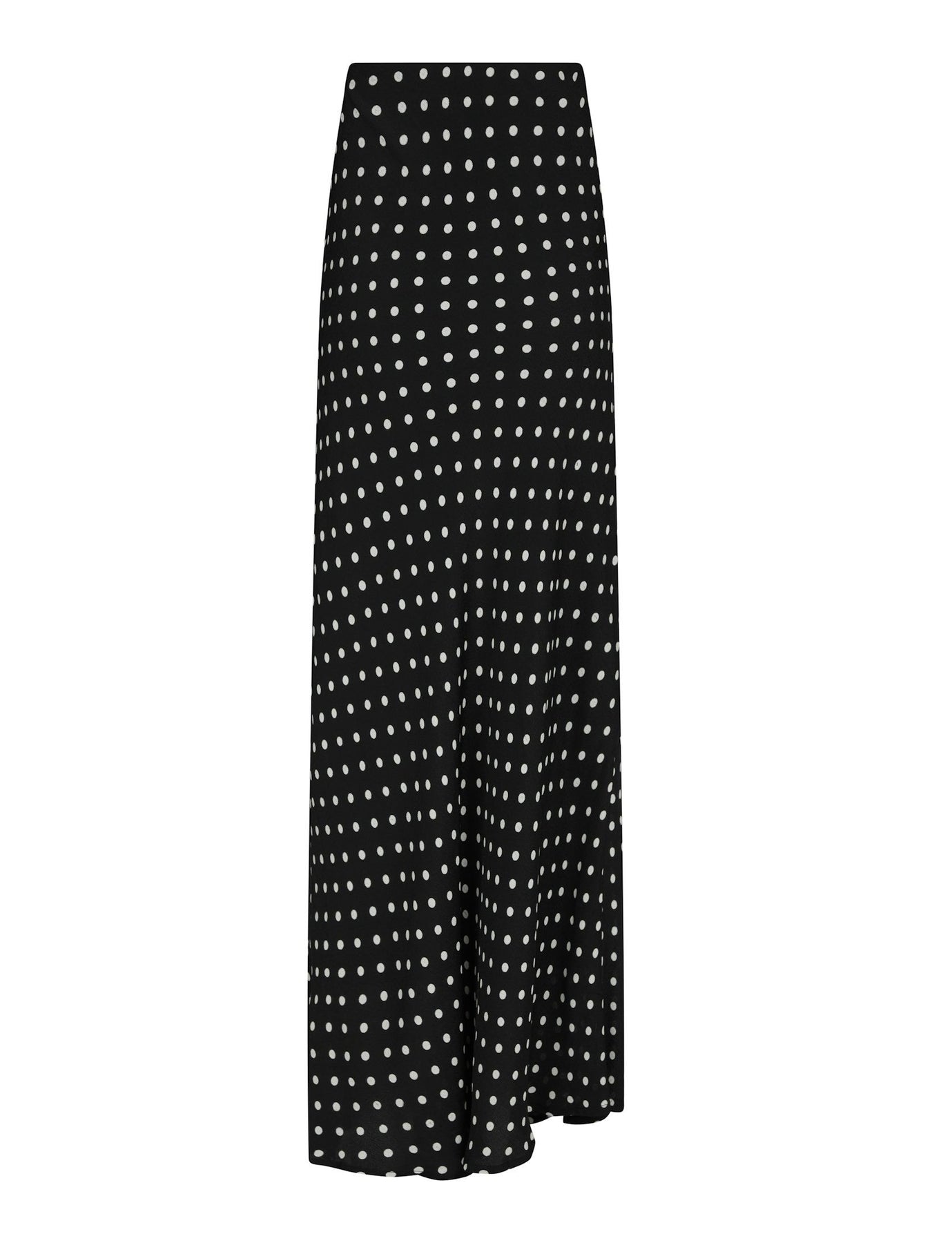 Viso Crepe Dot Skirt - Black