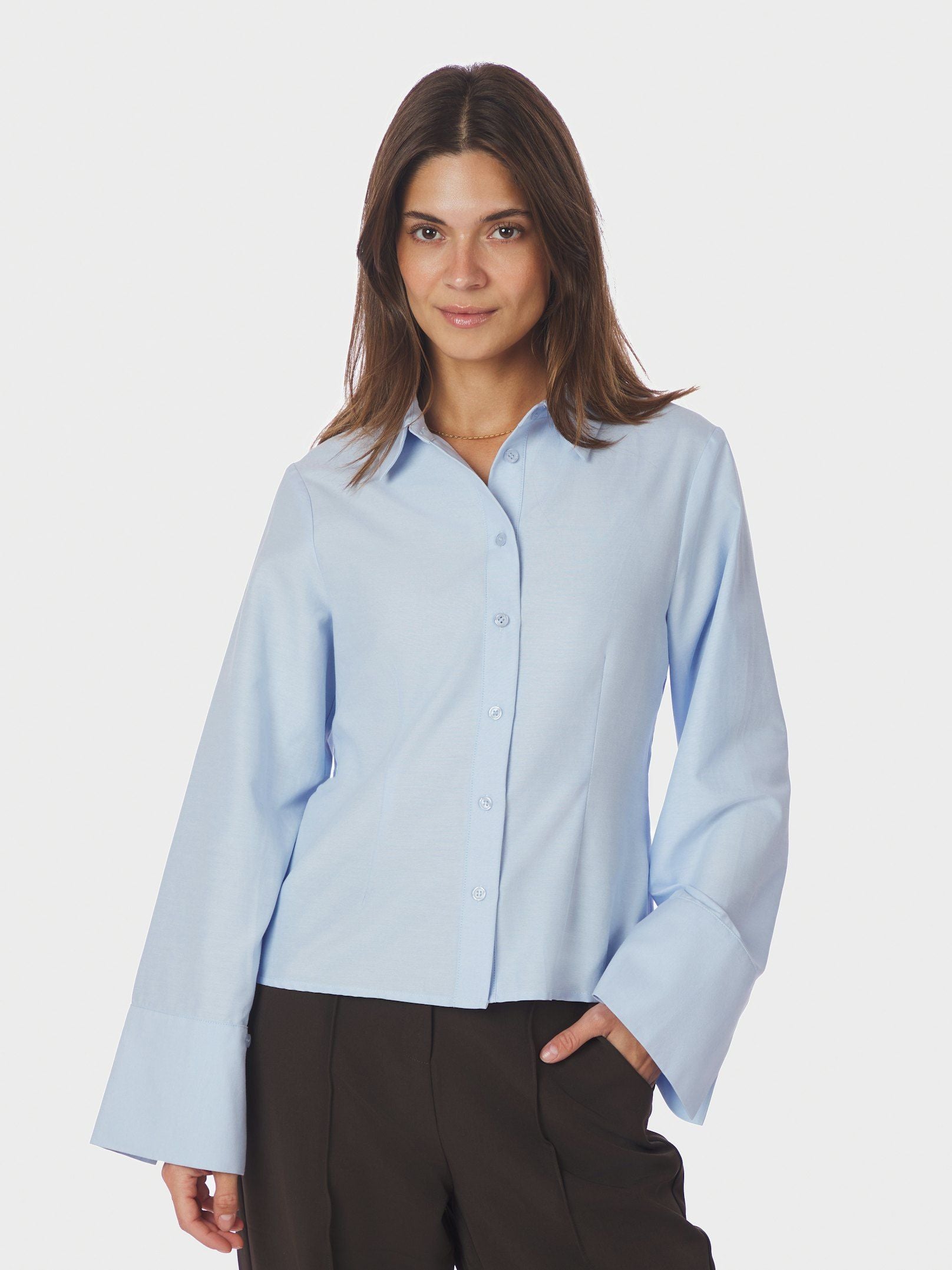 Rosa Oxford Shirt - Light Blue