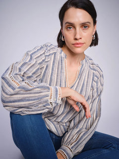 Zeina Linen Blouse - Spellbound