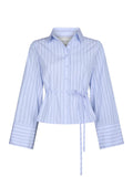 Clarida Double Stripe Shirt - Light Blue