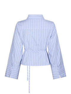 Clarida Double Stripe Shirt - Light Blue