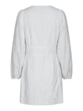 Mabel Embroidery Dress - White