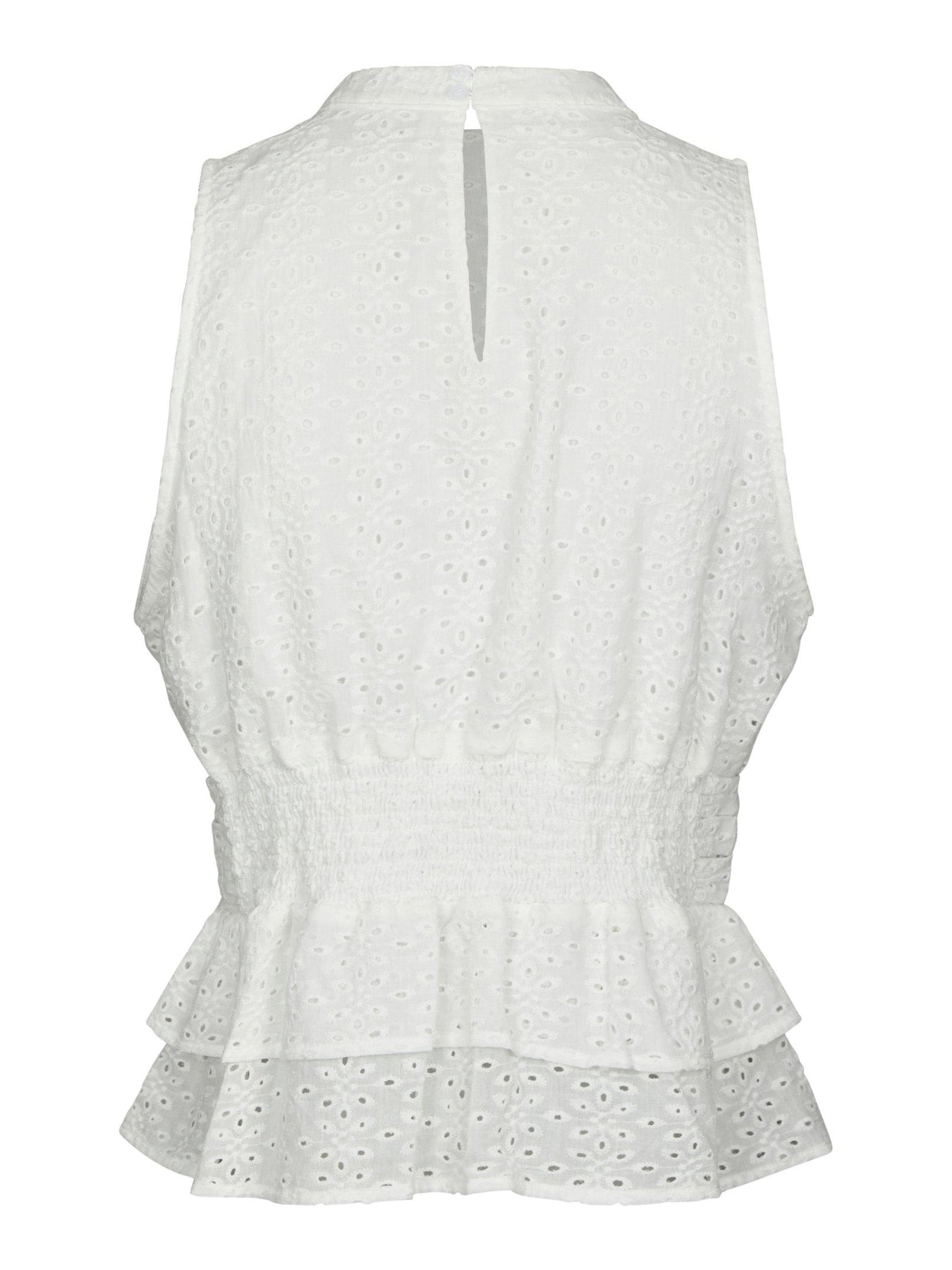 Ansol Emb Top - Off White