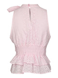 Ansol Emb Top - Light Pink