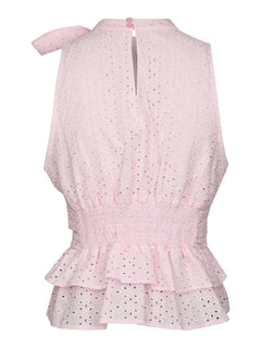 Ansol Emb Top - Light Pink