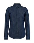 Mattie Flip Denim Shirt - Dark Blue