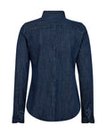 Mattie Flip Denim Shirt - Dark Blue