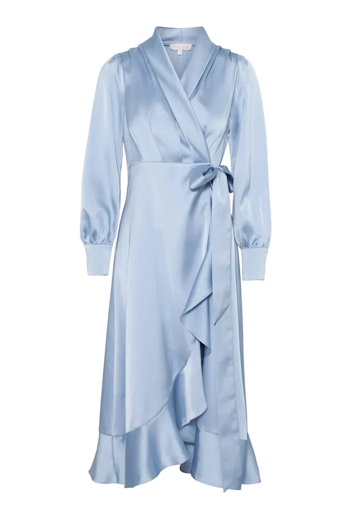 Iza Midi Dress - Light Blue