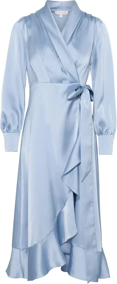 Iza Midi Dress - Light Blue