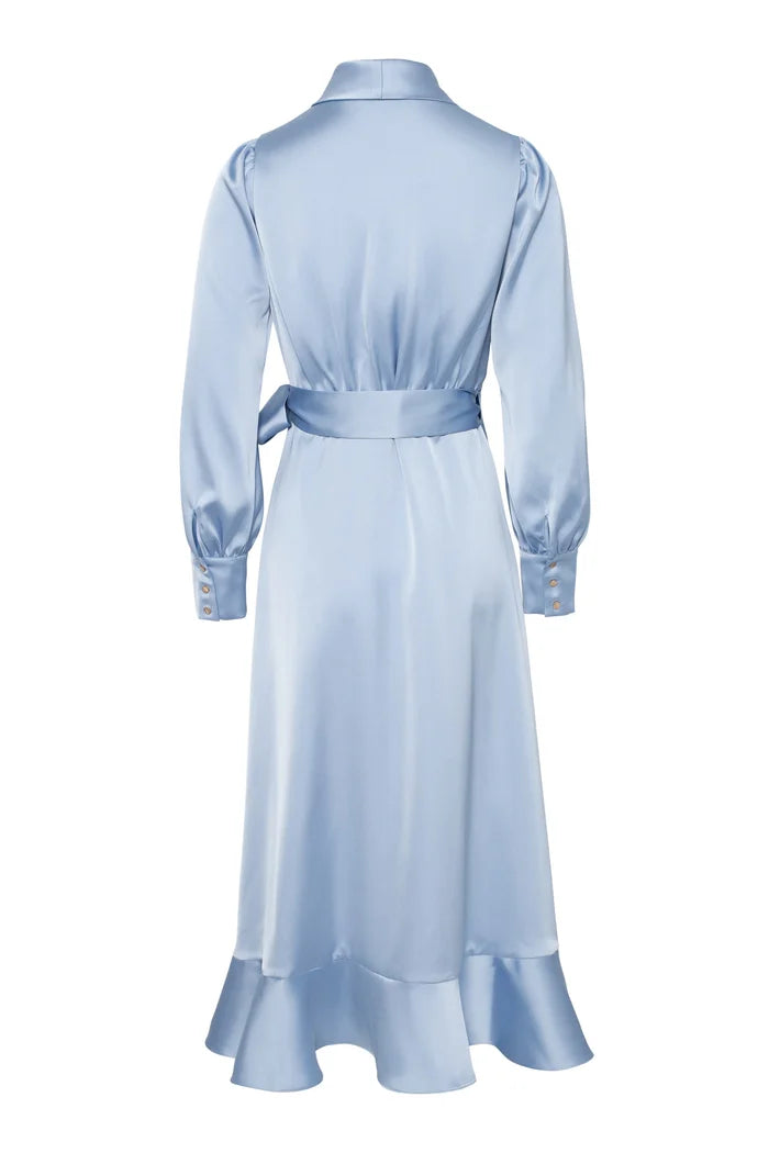 Iza Midi Dress - Light Blue