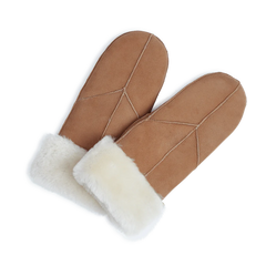 Jasmin Sheepskin Mitten - Cognac