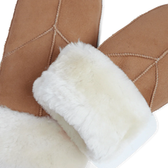 Jasmin Sheepskin Mitten - Cognac