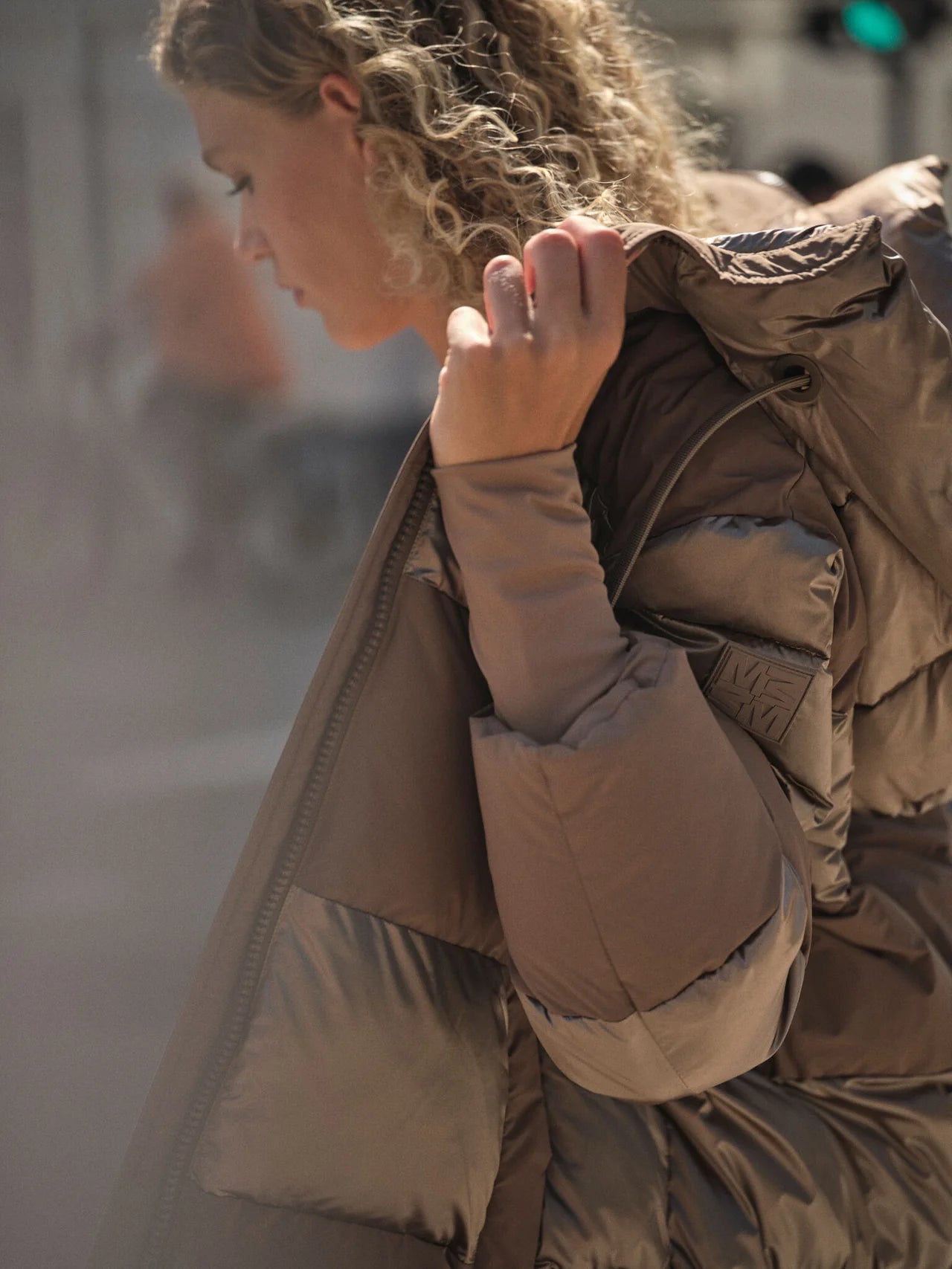 Avon Block Jacket - Chocolate Chip