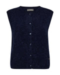 Almine Thora Knit Vest  - Maritime Blue